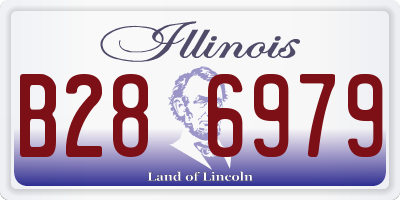 IL license plate B286979