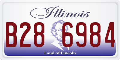 IL license plate B286984