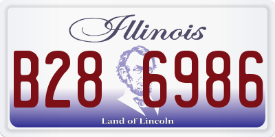 IL license plate B286986