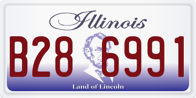 IL license plate B286991