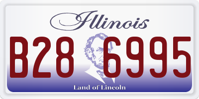 IL license plate B286995