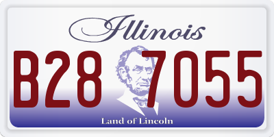 IL license plate B287055