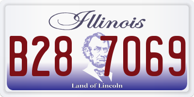 IL license plate B287069