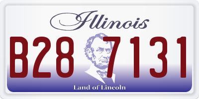 IL license plate B287131