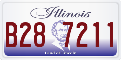 IL license plate B287211