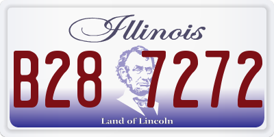IL license plate B287272