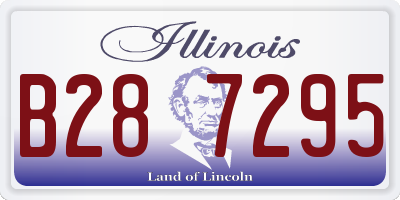 IL license plate B287295