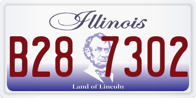 IL license plate B287302