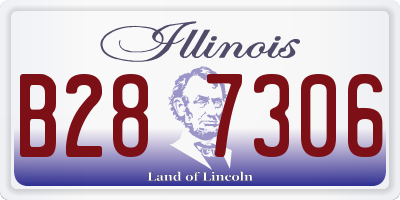 IL license plate B287306