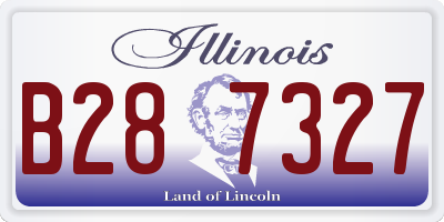 IL license plate B287327