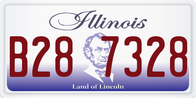 IL license plate B287328