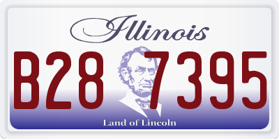IL license plate B287395
