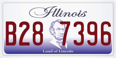 IL license plate B287396