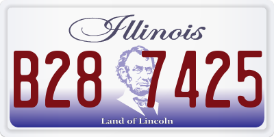 IL license plate B287425