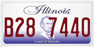 IL license plate B287440