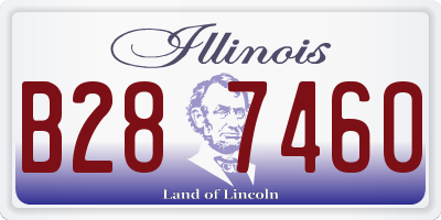 IL license plate B287460