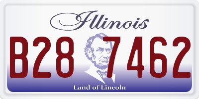 IL license plate B287462