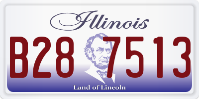 IL license plate B287513
