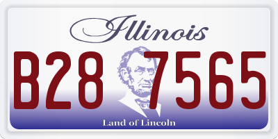 IL license plate B287565