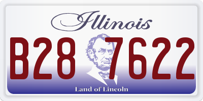 IL license plate B287622
