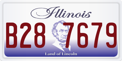 IL license plate B287679