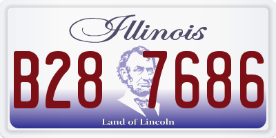 IL license plate B287686