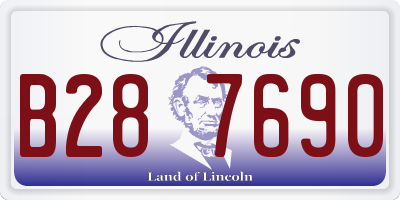 IL license plate B287690