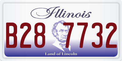 IL license plate B287732