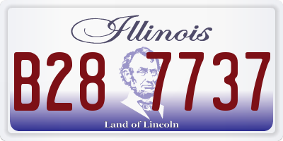 IL license plate B287737