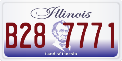 IL license plate B287771