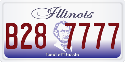 IL license plate B287777