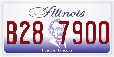 IL license plate B287900