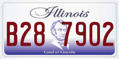 IL license plate B287902