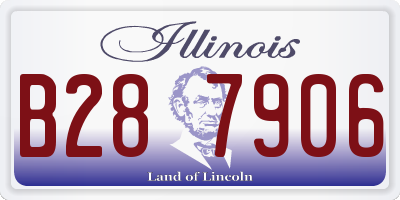 IL license plate B287906