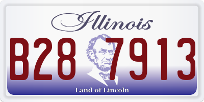 IL license plate B287913