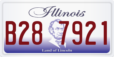 IL license plate B287921