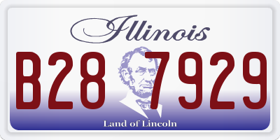 IL license plate B287929