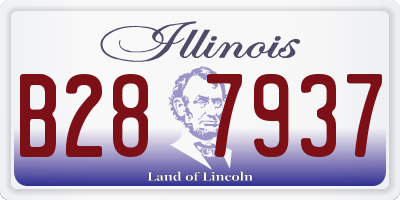 IL license plate B287937