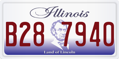 IL license plate B287940