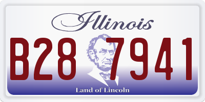 IL license plate B287941