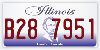 IL license plate B287951