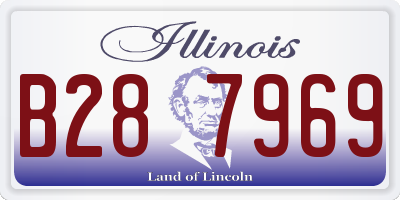 IL license plate B287969