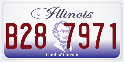 IL license plate B287971