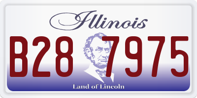 IL license plate B287975