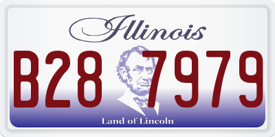 IL license plate B287979