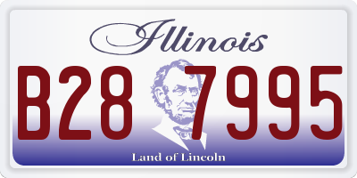 IL license plate B287995