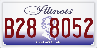 IL license plate B288052