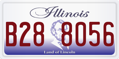 IL license plate B288056