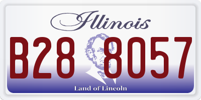 IL license plate B288057