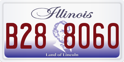 IL license plate B288060
